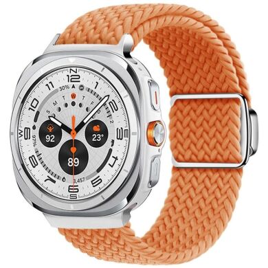 Ремешок Deexe Knitted Strap для Samsung Galaxy Watch Ultra (47mm) - Orange