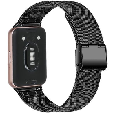 Ремешок Deexe Milanese Bracelet для Samsung Galaxy Fit 3 - Black