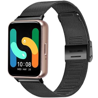 Ремешок Deexe Milanese Bracelet для Samsung Galaxy Fit 3 - Black