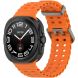 Ремешок Deexe Ocean Strap для Samsung Galaxy Watch Ultra (47mm) - Orange. Фото 4 из 9