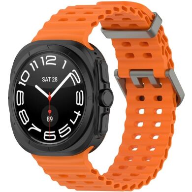 Ремешок Deexe Ocean Strap для Samsung Galaxy Watch Ultra (47mm) - Orange