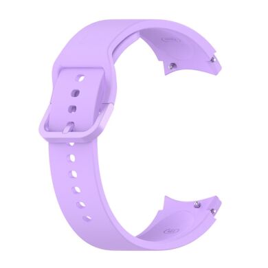 Ремешок Deexe Silicone Watchband для Samsung Galaxy Watch 4 Classic / Watch 4 - Purple
