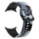 Ремешок Deexe Silicone Watchband для Samsung Galaxy Watch Ultra (47mm) / Ultra (2025) - Black / Grey. Фото 3 из 6