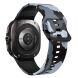 Ремешок Deexe Silicone Watchband для Samsung Galaxy Watch Ultra (47mm) / Ultra (2025) - Black / Grey. Фото 1 из 6