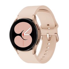 Ремешок Deexe Soft Silicone для Samsung Galaxy Watch 4 Classic (46mm) / Watch 4 Classic (42mm) / Watch 4 (40mm) / Watch 4 (44mm) - Pink