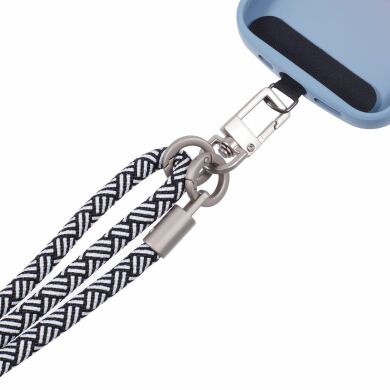 Ремешок для смартфона Deexe Crossbody Strap - Black / White