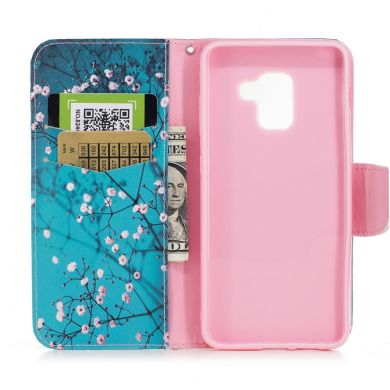 Чохол-книжка Deexe Color Wallet для Samsung Galaxy A8 2018 (A530) - Apricot Tree