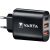 Сетевое зарядное устройство Varta Wall Charger 38W (2USB, 3A; Type-C, 3A) - Black