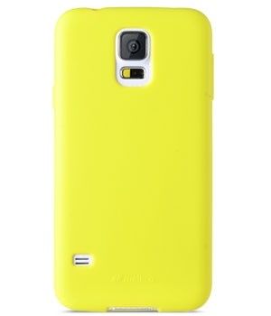 Силиконовая накладка Melkco Poly Jacket для Samsung Galaxy S5 mini + пленка - Yellow