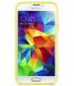 Силиконовая накладка Melkco Poly Jacket для Samsung Galaxy S5 mini + пленка - Yellow. Фото 2 из 5