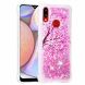 Силиконовая (TPU) накладка Deexe Fashion Glitter для Samsung Galaxy A10s (A107) - Peach Blossom. Фото 3 из 7