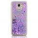 Силиконовая (TPU) накладка Deexe Fashion Glitter для Samsung Galaxy A6 2018 (A600) - Purple. Фото 2 из 7