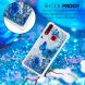 Силіконовий (TPU) чохол Deexe Fashion Glitter для Samsung Galaxy A20s (A207) - Blue Butterflies