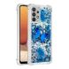 Силиконовый (TPU) чехол Deexe Fashion Glitter для Samsung Galaxy A32 (А325) - Blue Butterfly. Фото 2 из 7