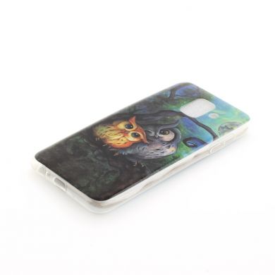 Силіконовий (TPU) чохол Deexe Life Style для Samsung Galaxy A6 2018 (A600), Owls