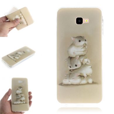 Силіконовий (TPU) чохол Deexe Life Style для Samsung Galaxy J4+ (J415), Hamsters
