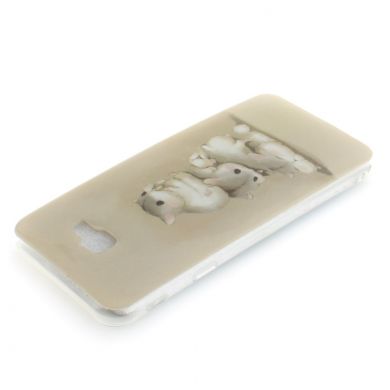 Силиконовый (TPU) чехол Deexe Life Style для Samsung Galaxy J4+ (J415) - Hamsters