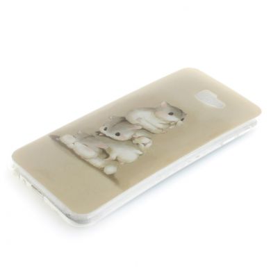 Силіконовий (TPU) чохол Deexe Life Style для Samsung Galaxy J4+ (J415), Hamsters