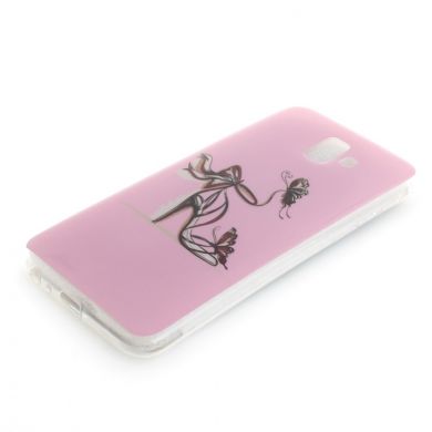 Силіконовий (TPU) чохол Deexe Life Style для Samsung Galaxy J6+ (J610), High Heel Shoe