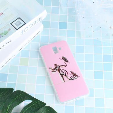 Силіконовий (TPU) чохол Deexe Life Style для Samsung Galaxy J6+ (J610), High Heel Shoe
