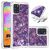 Силіконовий (TPU) чохол Deexe Liquid Glitter для Samsung Galaxy A31 (A315) - Purple