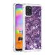Силиконовый (TPU) чехол Deexe Liquid Glitter для Samsung Galaxy A31 (A315) - Purple. Фото 3 из 7