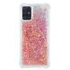Силіконовий (TPU) чохол Deexe Liquid Glitter для Samsung Galaxy A71 (A715) - Red