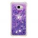Силіконовий (TPU) чохол Deexe Liquid Glitter для Samsung Galaxy J4+ (J415), Dark Purple