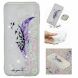 Силиконовый (TPU) чехол Deexe Liquid Glitter для Samsung Galaxy J6+ (J610) - Purple Feather and Birds. Фото 1 из 6