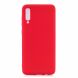 Силиконовый (TPU) чехол Deexe Matte Case для Samsung Galaxy A70 (A705) - Red. Фото 1 из 4