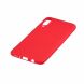 Силиконовый (TPU) чехол Deexe Matte Case для Samsung Galaxy A70 (A705) - Red
