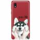 Силиконовый (TPU) чехол Deexe Pretty Glossy для Samsung Galaxy A01 Core (A013) - Smile Dog. Фото 1 из 5