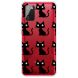 Силіконовий (TPU) чохол Deexe Pretty Glossy для Samsung Galaxy A02s (A025) - Black Cat
