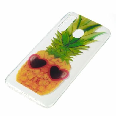 Силіконовий (TPU) чохол Deexe Pretty Glossy для Samsung Galaxy A50 (A505) - Pineapple