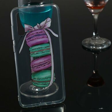 Силіконовий (TPU) чохол Deexe Pretty Glossy для Samsung Galaxy A70 (A705) - Macarons