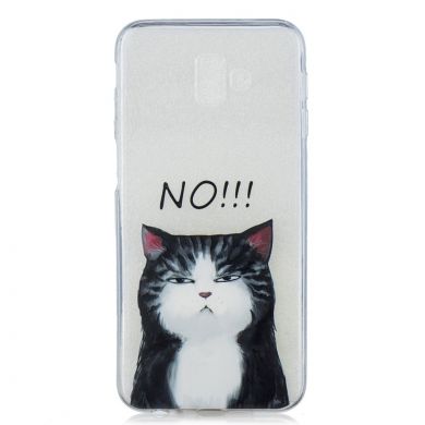 Силіконовий (TPU) чохол Deexe Pretty Glossy для Samsung Galaxy J6+ (J610), Cat