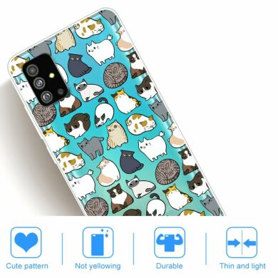 Силиконовый (TPU) чехол Deexe Pretty Glossy для Samsung Galaxy S20 (G980) - Mini Animals