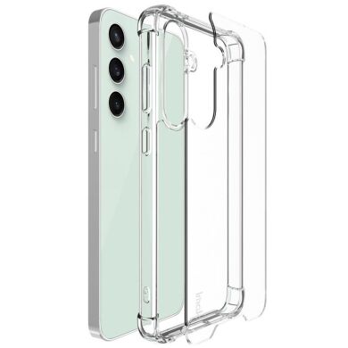 Силиконовый (TPU) чехол IMAK Airbag Case для Samsung Galaxy S24 FE (S721) - Transparent