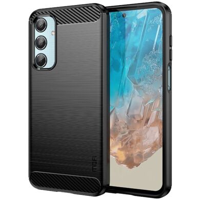 Силиконовый (TPU) чехол MOFI Carbon Fiber для Samsung Galaxy M35 (M356) - Black