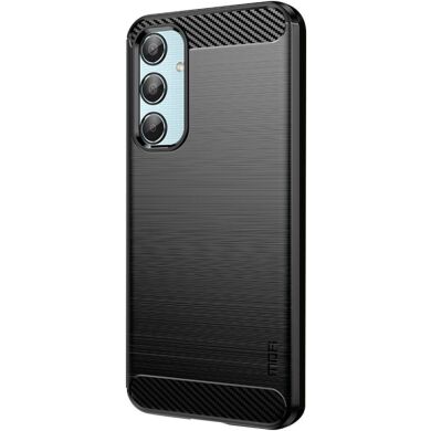 Силіконовий (TPU) чохол MOFI Carbon Fiber для Samsung Galaxy M35 (M356) - Black