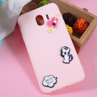 Силиконовый (TPU) чехол UniCase 3D Cartoon Pattern для Samsung Galaxy J4 2018 (J400) - Unicorn Pattern