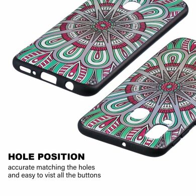 Силіконовий (TPU) чохол UniCase Color Style для Samsung Galaxy A40 (А405) - Abstract Floral