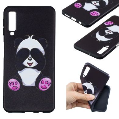 Силиконовый (TPU) чехол UniCase Color Style для Samsung Galaxy A7 2018 (A750) - Cute Panda