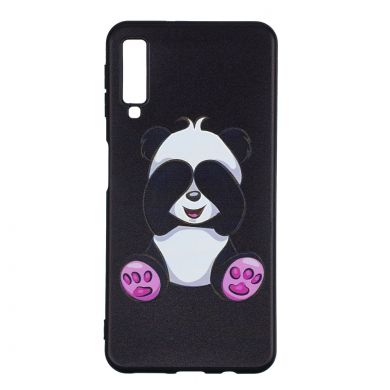 Силиконовый (TPU) чехол UniCase Color Style для Samsung Galaxy A7 2018 (A750) - Cute Panda