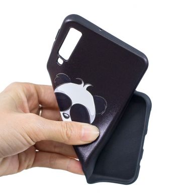 Силиконовый (TPU) чехол UniCase Color Style для Samsung Galaxy A7 2018 (A750) - Cute Panda
