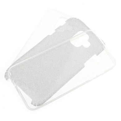 Силиконовый (TPU) чехол UniCase Glitter Cover для Samsung Galaxy A6 2018 (A600) - Silver