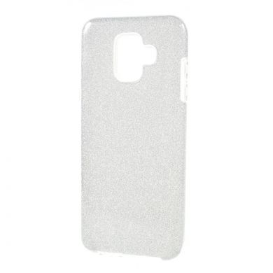 Силіконовий (TPU) чохол UniCase Glitter Cover для Samsung Galaxy A6 2018 (A600) - Silver