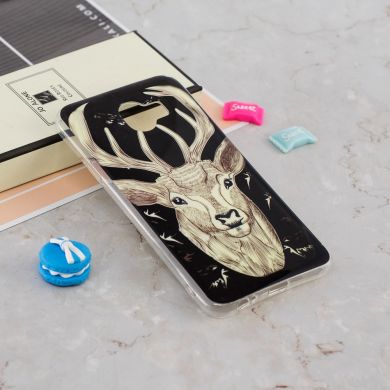 Силіконовий (TPU) Deexe LumiCase для Samsung Galaxy J6 2018 (J600) - Elk