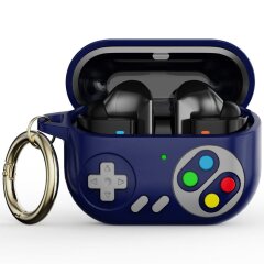 Защитный чехол Deexe Game Design для Samsung Galaxy Buds 3 Pro - Blue