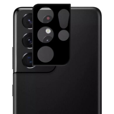 Защитное стекло на камеру AMORUS Black Lens для Samsung Galaxy S21 Ultra (G998) - Black